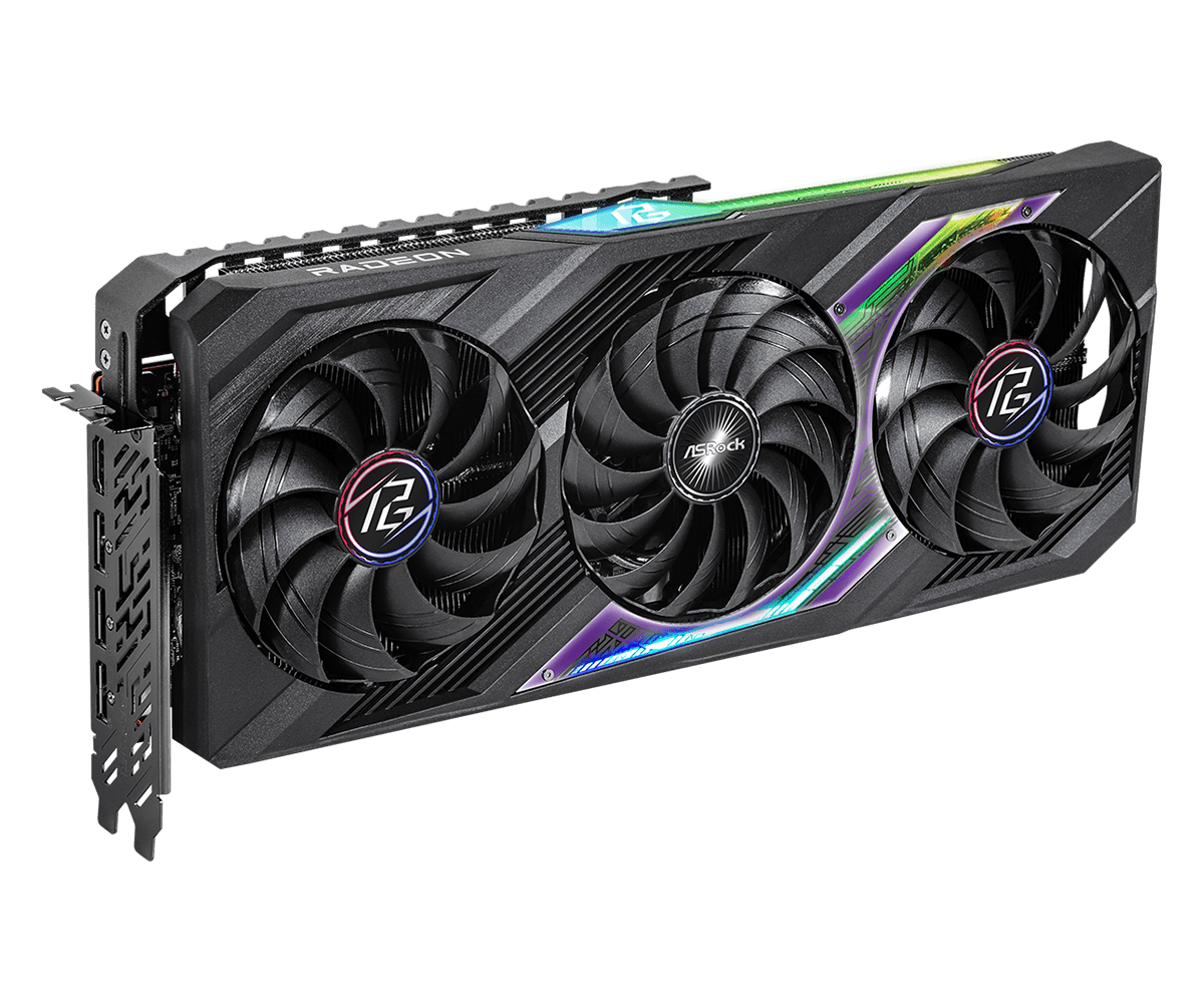 AMD RX 7800 XT 16GB GPU ASROCK - огляд і ціна Triple Fan Gaming Graphics Card 16Gb